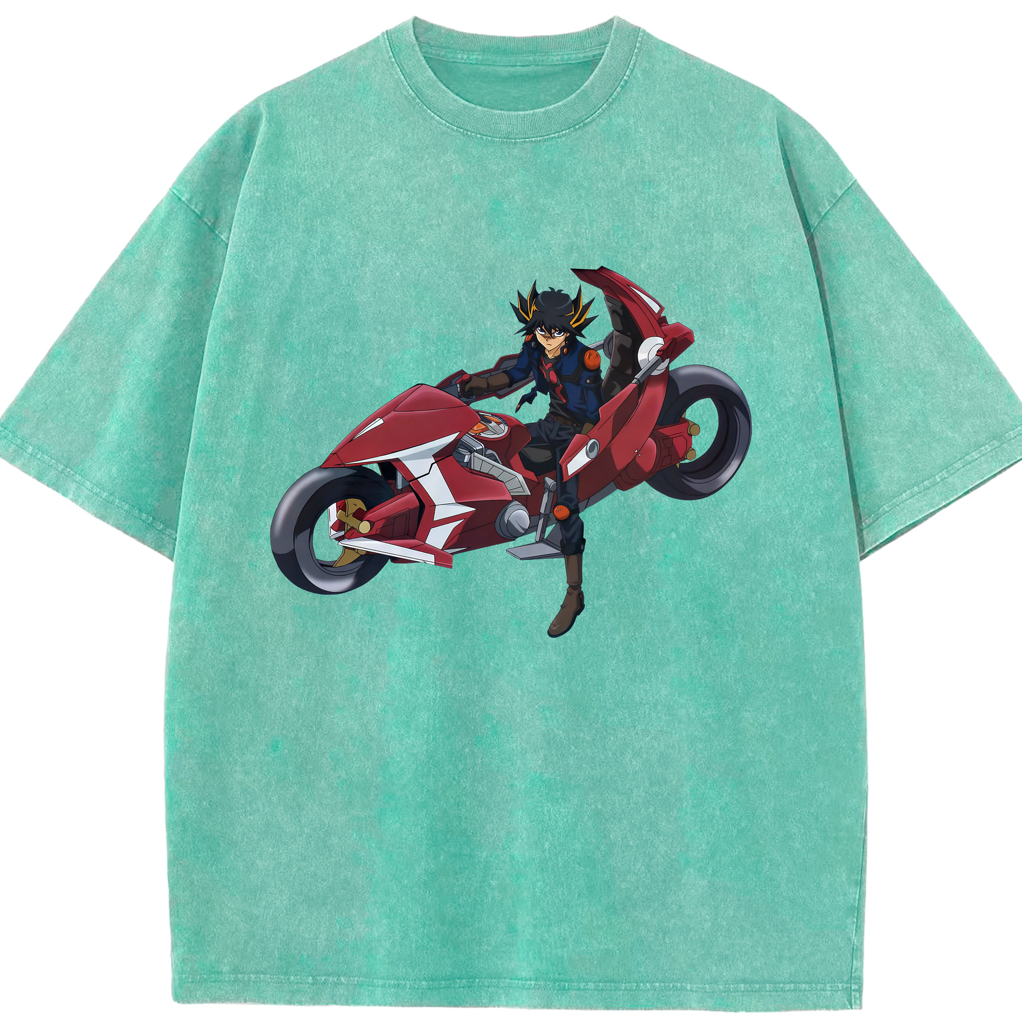 （画像用） 遊☆戯☆王 Yu-Gi-Oh! 綿100% ヴィンテージ風 半袖Tシャツ（フロントプリント）